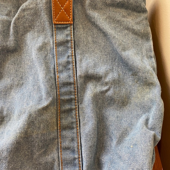 80's Shane Denim Vintage Bucket Tote Bag - Picture 8 of 9